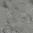 4 Pack Acrylic Qtip Holder Dispenser for Cotton Swabs, Balls, Pads, Floss Picks- Small Clear Plastic Canister Apothecary Jar Set, Bathroom Essentials Accessories Decor, Vanity Makeup Storage Organizer