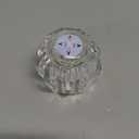 Dreyoo Shower Faucet Handle Replacement for RP41661, Compatible with Delta and Peerless Single Handle Tub Faucets, Knob with Button, Screw and Connector, Clear Acrylic