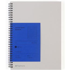 2 x B5 Spiral Notebook, 160 Ruled Pages, 100 GSM Paper, Iris