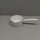 Peohud 37 Oz Enamel Milk Pan, Mini Butter Warmer Pan, Nonstick Saucepan with Pour Spout, Milk Melting Boiling Pot for Stove Top