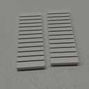 Marsui 2 Pcs Greeting Card Display Stand 12 Slot White Wooden Card Display Stand Postcard Holder Card Display Rack Tabletop Photo Holder for Home Office