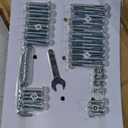 Shintenchi 4 Pieces Patio Furniture Set All Weather Textile Fabric Outdoor Conversation Set, with Glass Coffee Table, Loveseat, 2 Single Chairs for Home, Garden, Lawn, Porch (Silver）