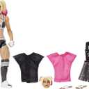 Mattel WWE Ultimate Edition Action Figure & Accessories Set, Alexa Bliss 6-inch Collectible with 30 Articulation Points, Swappable Pieces & Entrance Gear
