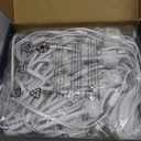 EcoNour 100 FT Smart RGB Permanent Outdoor Lights | Music Sync, Waterproof LED Eaves Lights with Extension Connector & Remote Control | Colorful RGB LED Christmas Light with Festive Lighting Effects