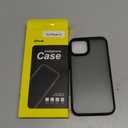 JETech Matte Case for iPhone 13 6.1-Inch, Shockproof Military Grade Drop Protection, Frosted Translucent Back Phone Cover, Anti-Fingerprint (Black)