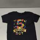 Kids 5rd Birthday Boy 5 Year Old Building Blocks 5th Birthday Boy T-Shirt, S Youth
