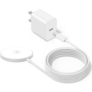 Magnetic Charger for iPhone 17,[Apple MFi Certified]15W Fast Wireless Magnetic Charging Pad,Apple MagSafe Charger with USB C Wall Charging Block for iPhone 17Pro Max/17e/Air/16/15/14/13/AirPods3/2/Pro