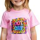Dot Day Shirt Kids Boys Girls Toddler Happy International Dot Day Shirts Polka Dot T-Shirt 2025 Short Sleeve Tops Tee 2T-8Y