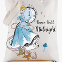WZMPA Magical Princess Tote Bag Cartoon Rat Fans Gifts Dance Until Midnight Scullery Maid Shoulder Bag Fairy Tales Merch