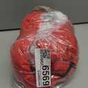 PAWNISAW Dog Winter Coat with Harness Built in, Warm Thick Plush Hooded Dog Snow Jacket for Cold Weather, Windproof Reflective Pet Clothes Outfit for Small, Medium, Large, XL & XXL Dogs Outdoor (Red)