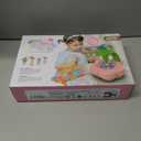 Kids Craft Kits with Light and Music, Arts and Crafts for Kids 4-6 8-12, DIY Flower Bouquets Press Kits, 4 5 6 7 8 Year Old Girl Birthday Gifts, Educational Preschool Travel Toys for Girls Boys