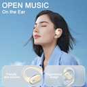 Wireless Earbuds Bluetooth Headphones - 3-in-1 Translation Earbuds Real Time - Open Ear Language Translator Earbuds - HD Sound, 68H Long Playtime, IPX5 Waterproof Ear Buds for Workout/Sports, Beige
