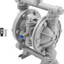 QuenPenge Air Operated Double Diaphragm Pump 1/ 2 inch Inlet/ Outlet, 16 GPM
