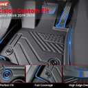 Floor Mats for Toyota RAV4 2019-2023 2024 2025 (Not for Hybrid), All Weather Protection Custom Floor Mats Trunk Cargo and Car Windshield Cover Set for Car Accessories,Car Floor Liners Set