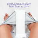 PurComfy 2-in-1 Postpartum Pads, Absorbent Instant Perineal Ice Pads for Women with Mom Pain Relief and Postpartum Recovery Care, 10 Count (Extra Large)