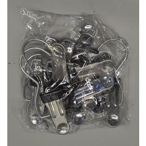 Silver Clamp Hooks