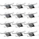 Sunco 12 Pack 4 Inch Can Lights Housing New Construction, Recessed Can Housing for Ceiling, Hard Wired, TP24 Connector, 120-277V, Air Tight Steel, IC Rated, Easy Install UL