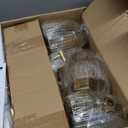 Dimmable Floor Lamp, Industrial Floor Lamps for Living Room, Gold Tree Lamp Standing Lamp Tall Lamps with 3 Elegant Teardrop Cage Head & 800 Lumens LED Bulbs for Living room Bedroom Office Dining Room (Gold-70 Inches)