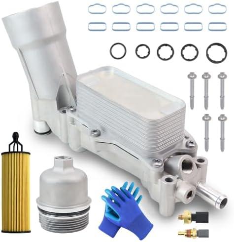 Engine Oil Cooler Oil Filter Housing, for Dodge Charger Durango Challenger Journey, for Chrysler 200 300, for RAM ProMaster, for Jeep Wrangler Grand Cherokee, Replace 926-959