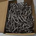 Dog Chain for Yard, 4MM 25FT Leads for Yard Heavy Duty Stainless Steel Dog Tie Out Cable Chew Proof Chain Leashes with Swivel Hook for Camping Outside