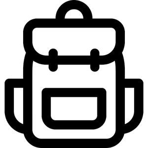 Light blue Trailmaker book bag, One size