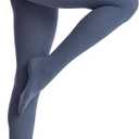 Syhood Women's Opaque Tights L/XL 80d Nylon Microfiber Stockings Footed Pantyhose