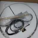 12 Inch Black and Gold Dome Pendant Light, Farmhouse Kitchen Island Lighting, Industrial Light Fixture for Dining Room Entryway Hallway, Height Adjustable