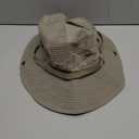 Sun Hat for Men, Cotton Embroidery Summer Outdoor Sun Protection Wide Brim Bucket Hat Foldable Safari Boonie Hat