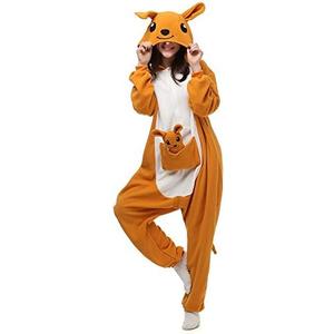 DIZGE Unisex Adult Animal Onesie Fleece One Piece Cosplay Costumes Pajamas for Women Men Size XL