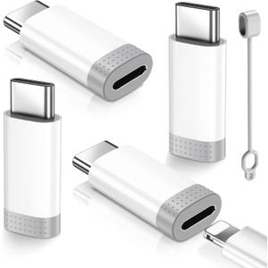 Lightning to USB C Adapter for iPhone15/16/17 Pro/17 Pro Max,Fast Charging&Data Transfer,Type C Charger Connector Cable for 17/16,Serial Adapter-Not for Headphone/OTG
