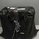 Chair Cushions for Dining Chairs, 2" Thick Seat Cushions for Kitchen Chairs, D-Shaped Chair Pads with Washable Cover, Ties and Non Slip Backing, 17'' x 16'', Set of 4, Black