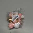 Bear Cake Toppers Mini Bear Cake Decorations Pink Letter Cake Toppers Gold Pink White Pearl Ball for Bear Theme Supplies (Pink Baby)
