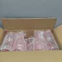 20 Pcs Pink Plastic Wine Glasses,Plastic Goblets for Parties, High-capacity Design,Sturdy and Durable Wine Glasses Can be Used for Weddings, Everyday Fun Parties and More!