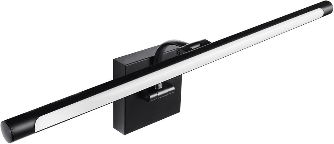 JO.KO 23.6 Inch LED Picture Lights for Wall Hardwired, Poster Art Gallery Light 10-100% Dimmable, 3000k Warm White Black Wall Sconces 14W CRI90 for Gallery Artwork, Paintings and Bathroom