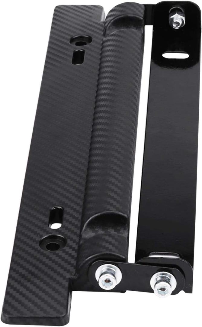 Flip Up License Plate Bracket Holder License Plate Spring Hinge Hinged License Plate Bracket Frames Universal Foldable Adjustable Car License Plate Holder Motorcycle Folding License Plate Holder