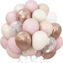 Mixed Colors Sand Balloons Dusty Slate Fog Pastel Metallic Blue Beige Balloon 12INCH Helium Latex Balloon for Arch Kids Birthday Party Decorations Baby Boy Shower Christening Bridal Wedding Decor Pack of 3