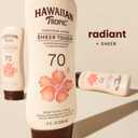 Hawaiian Tropic Sheer Touch Lotion Sunscreen SPF 70, 8 Fl Oz | Broad Spectrum, Oxybenzone Free, Sunblock Lotion, Hawaiian Tropic Sunscreen SPF 70, 8 Fl Oz
