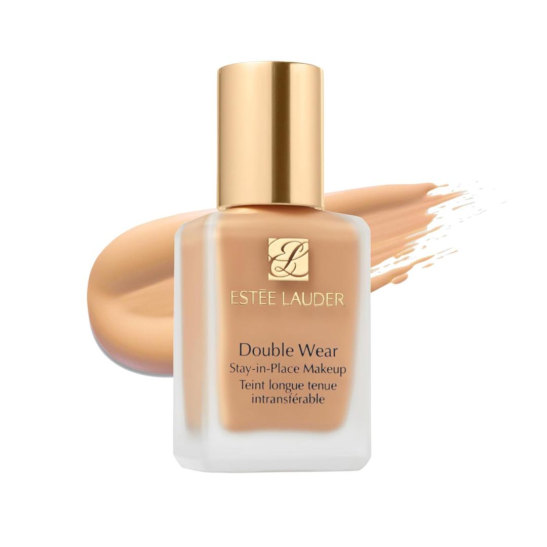 Estée Lauder Double Wear StayinPlace 24Hour LongWear Matte Foundation Makeup | Original Formula 1 Fl Oz, 1W1 Bone