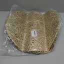 10 Pack Gold Round Placemats 15 Inch Vinyl Heat Resistant Table Mats