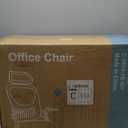 Sweetcrispy Office Computer Desk Chair, Ergonomic High-Back Mesh Rolling Work Chairs with Wheels and Adjustable Headrests, Comfortable Lumbar Support, Comfy Flip-up Arms for Home,Bedroom,Study, Grey 