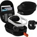 RCGEEK HiBloks Charging Carrying Case for Meta Quest 3 Accessories, Large Capacity Charging Case for Oculus Quest 3 Headset & Controllers, Compatible with BOBOVR S3 Pro/M3 Pro/KIWI K4/H4 and more