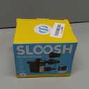 SLOOSH Electric Air Pump for Inflatables, Quick-Fill Inflator Deflator with 3 Nozzles, Portable Air Mattress Pump for Beds, Pool Floats, Swimming Rings,Outdoor Camping Inflatable, AC/DC Adaptors