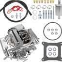 BR-67270 Carburetor 600 CFM 4150 Model 4 Barrel Single Fuel Inlet Compatible with Holley Quick Fuel Brawler Corvette Dodge Ford Buick GMC Chrysler Vacuum Secondary Electric Choke