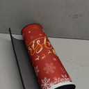 ACZHHZC Merry Christmas Kitchen Rugs Set of 2, Winter Snowflake Xmas Tree Holiday Home Kitchen Decor Floor Mats, Washable Non-Slip Sink Carpet (Christmas 3, 17"x47"+17"x30")