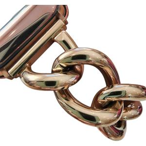 DSAAplus Gold Metal Bands Compatible With Apple Watch Band 38mm 40mm 41mm 42mm 44mm 45mm 46mm 49mm Stylish Chain Bracelet for iWatch Series 11 10 9 8 7 6 5 4 SE/Ultra 3 2 1