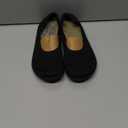 WHITIN Women's Barefoot Mary Jane Flats + Wide Toe Box + Zero Drop Sole + Adjustable Straps (5.5, W94 | Black)