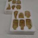 Amber Glass Bud Vases Set of 12, Gold Mini Flower Vase for Centerpieces, Small Vases in Bulk for Wedding Decorations, Vintage Vase for Table, Recepetion, Home Dcor