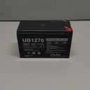 Mighty Max Battery ML7-12 - 12 VOLT 7.2 AH SLA F1 TERMINAL BATTERY - Mighty Max Battery brand product, black (Pack of 1)