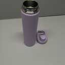 Fijinhom 24 oz Insulated Water Bottle with Handle, 304 Stainless Steel Water Bottles with Wide Mouth, Double Wall Vacuum Sports Water Bottle, BPA Free, Keep Cold and Hot, Purple