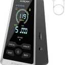 SDREAM Digital Metronome for Piano,Guitar,Violin,Rechargeable LCD Electronic Metronome with Human Voice,Professional Metronome for Beginners & Musicians,Instrument Volume & Beat Speed Adjustable